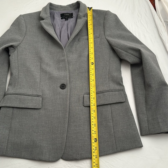 J Crew Regent gray sharp sleek four-season stretch blazer - Picture 8 of 12
